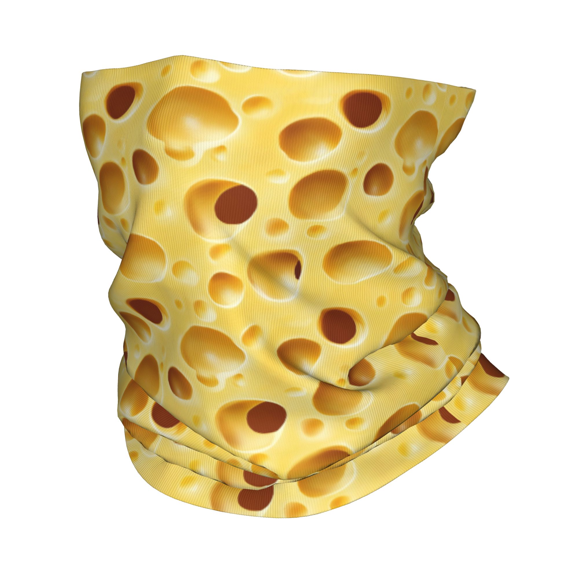 Balaclava Face Mask - チーズ バンダナ ネックゲイター プリント ラップマスク スカーフ
