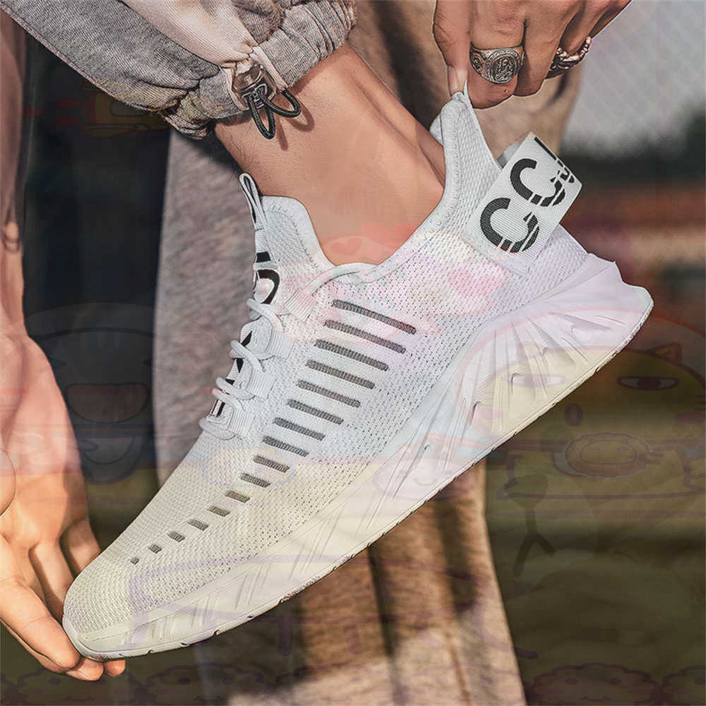Guangzhou Street Fashion - 秋-春番号 46 メンズ春秋スニーカーテニス陸上競技ヒョウの靴男性スポーツスニーカーハンドメイドスニーカー