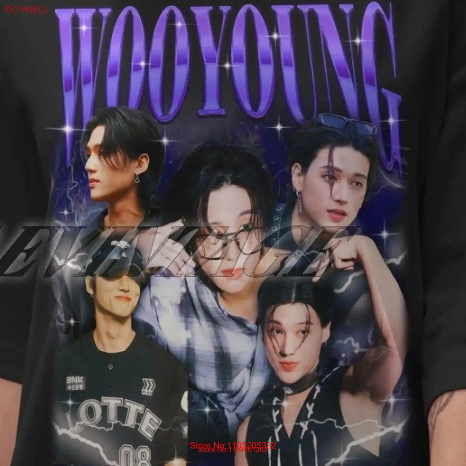 Street Fashion Kpop - 限定ウ・ヨン ヴィンテージ Tシャツ ファン Ateez レトロ