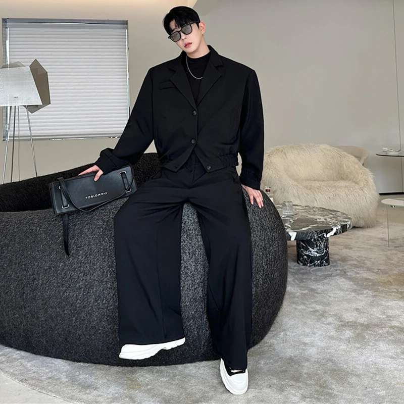 LUZHEN 春のブレザーネックカジュアルジャケット メンズ - Street Fashion Men のレビューと価格