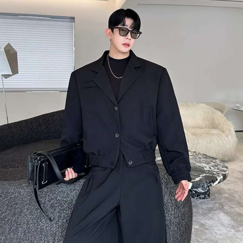 LUZHEN 春のブレザーネックカジュアルジャケット メンズ - Street Fashion Men のレビューと価格