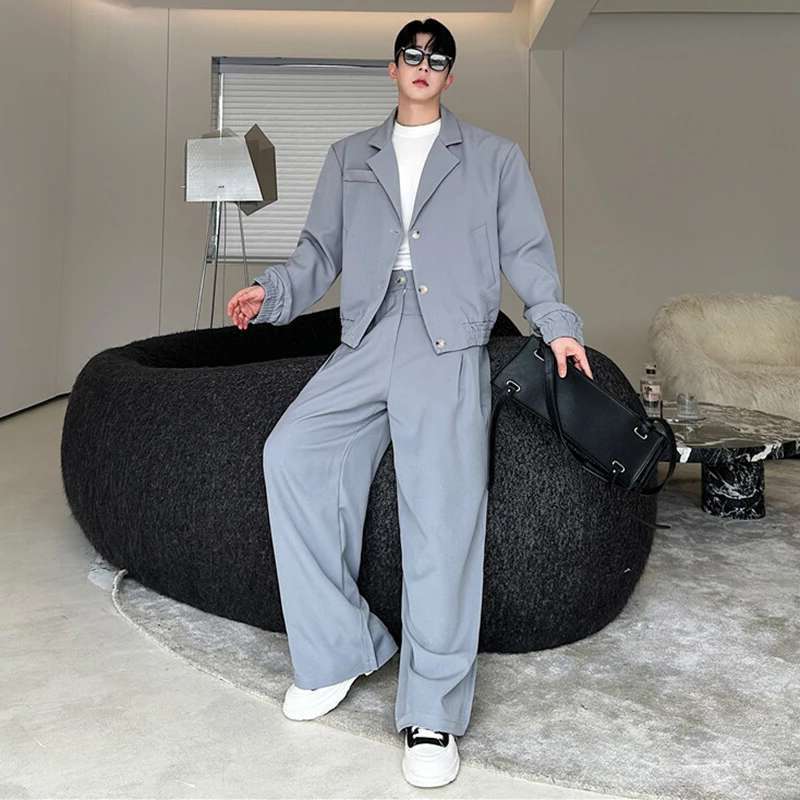 LUZHEN 春のブレザーネックカジュアルジャケット メンズ - Street Fashion Men のレビューと価格