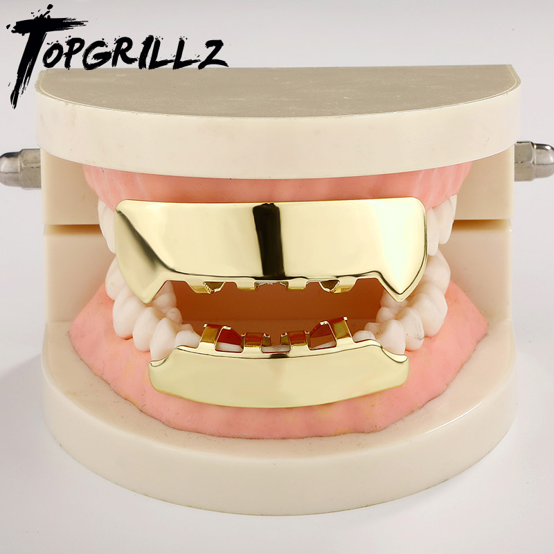 TOPGRILLZ サイバーパンクスクエア光沢のある歯グリル - Street Fashion Loverboy Hat のレビューと価格
