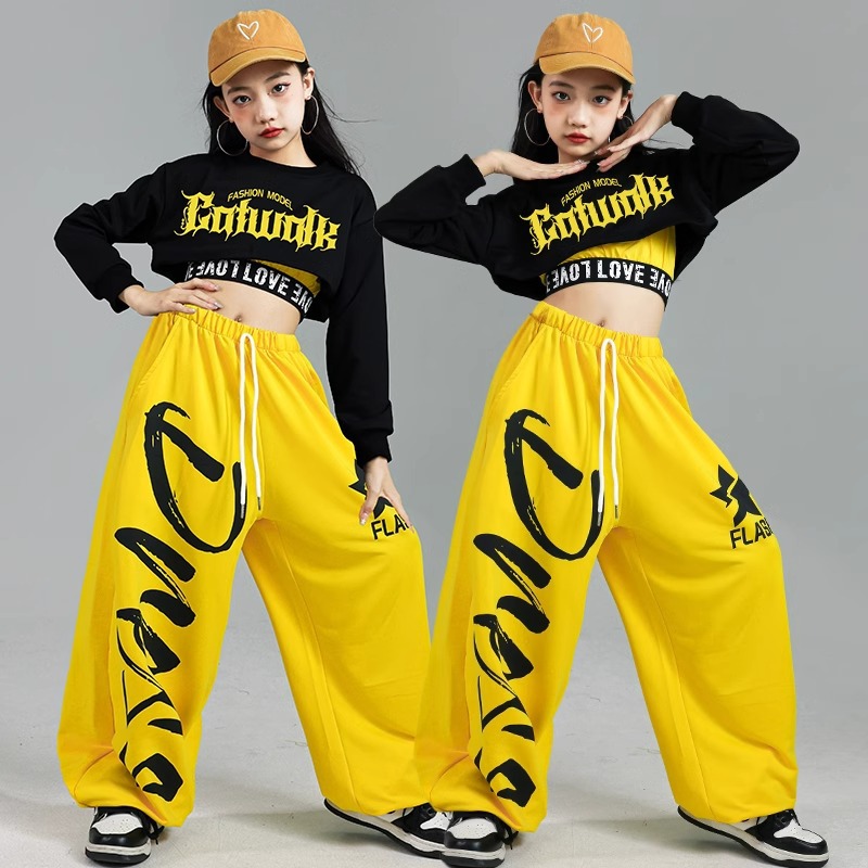 ヒップホップガールズファッション K-POP クロップトップ - Street Fashion Kpop のレビューと価格