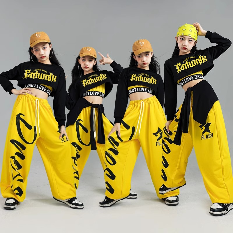 ヒップホップガールズファッション K-POP クロップトップ - Street Fashion Kpop のレビューと価格