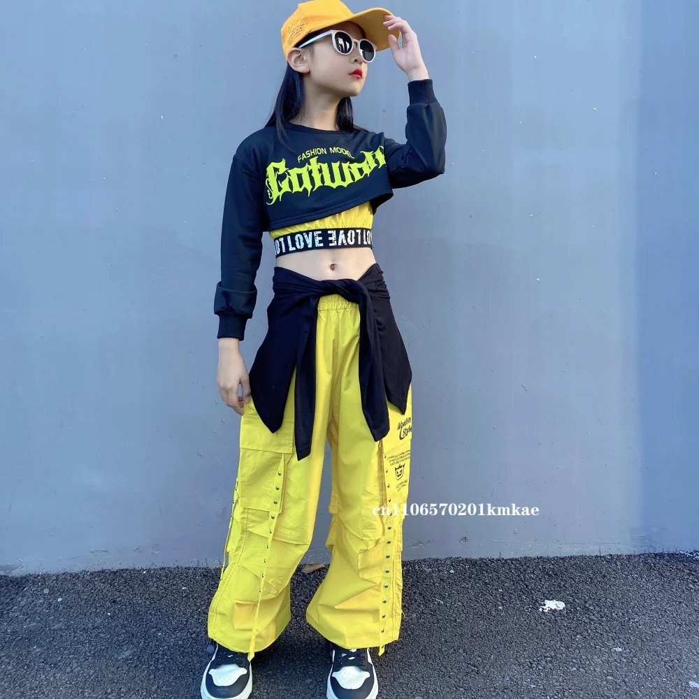 ヒップホップガールズファッション K-POP クロップトップ - Street Fashion Kpop のレビューと価格