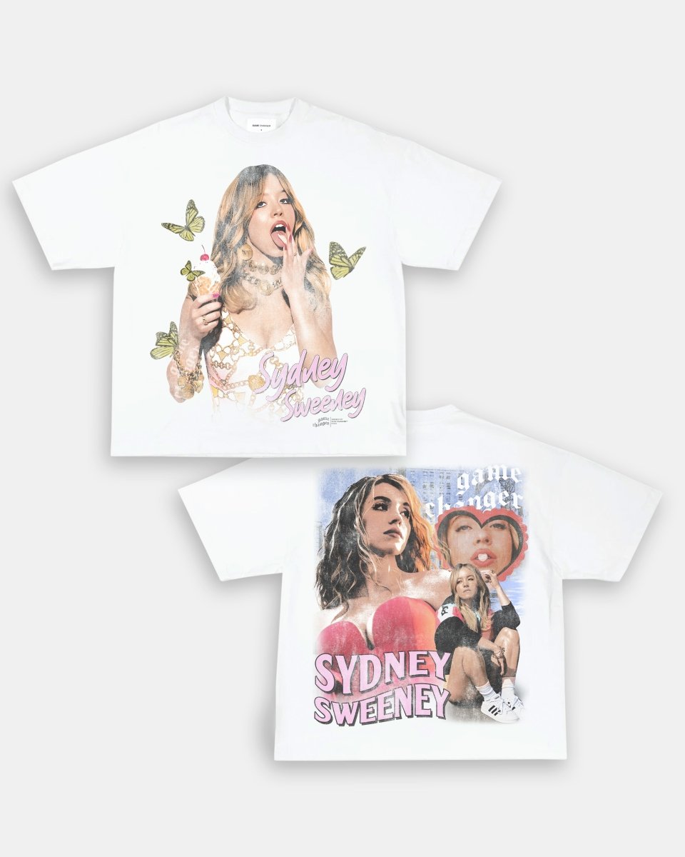 シドニースウィーニープリント Tシャツ男性女性特大 Y2k  - Street Fashion Sydney のレビューと価格