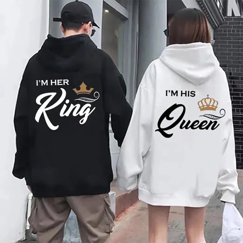 2026カップル向け長袖パーカー、ストリートスタイルのカップ - Queen Street Fashion のレビューと価格