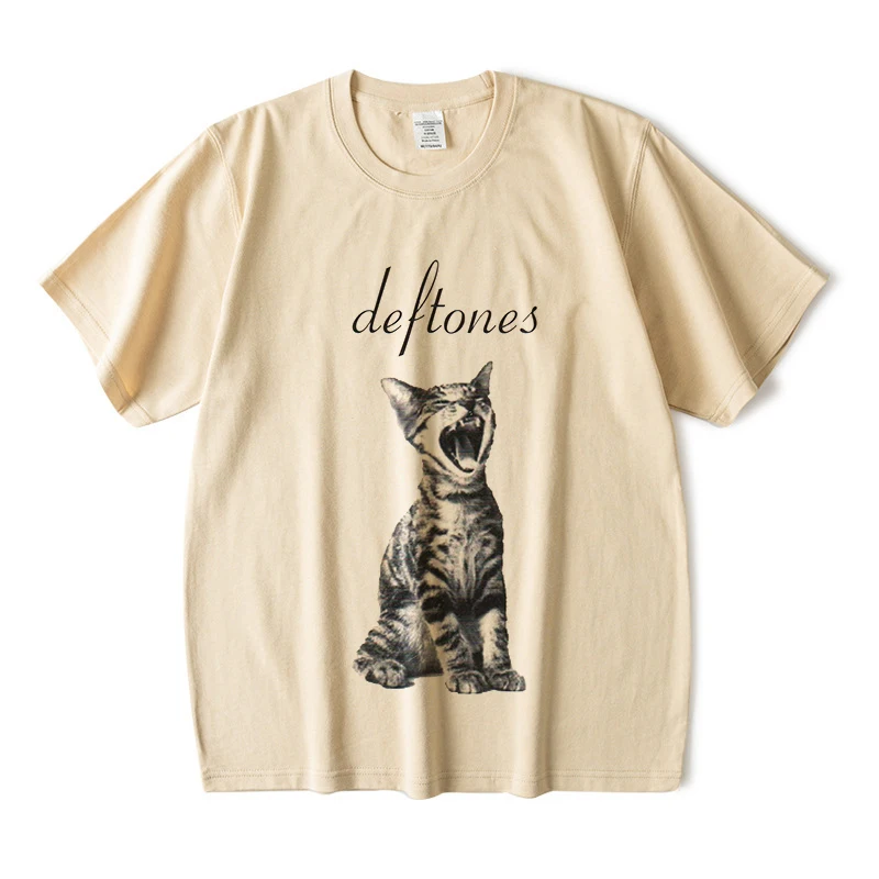 女性のかわいい猫プリント半袖 Tシャツ原宿ファッションカップ - Fashion Street Cat のレビューと価格