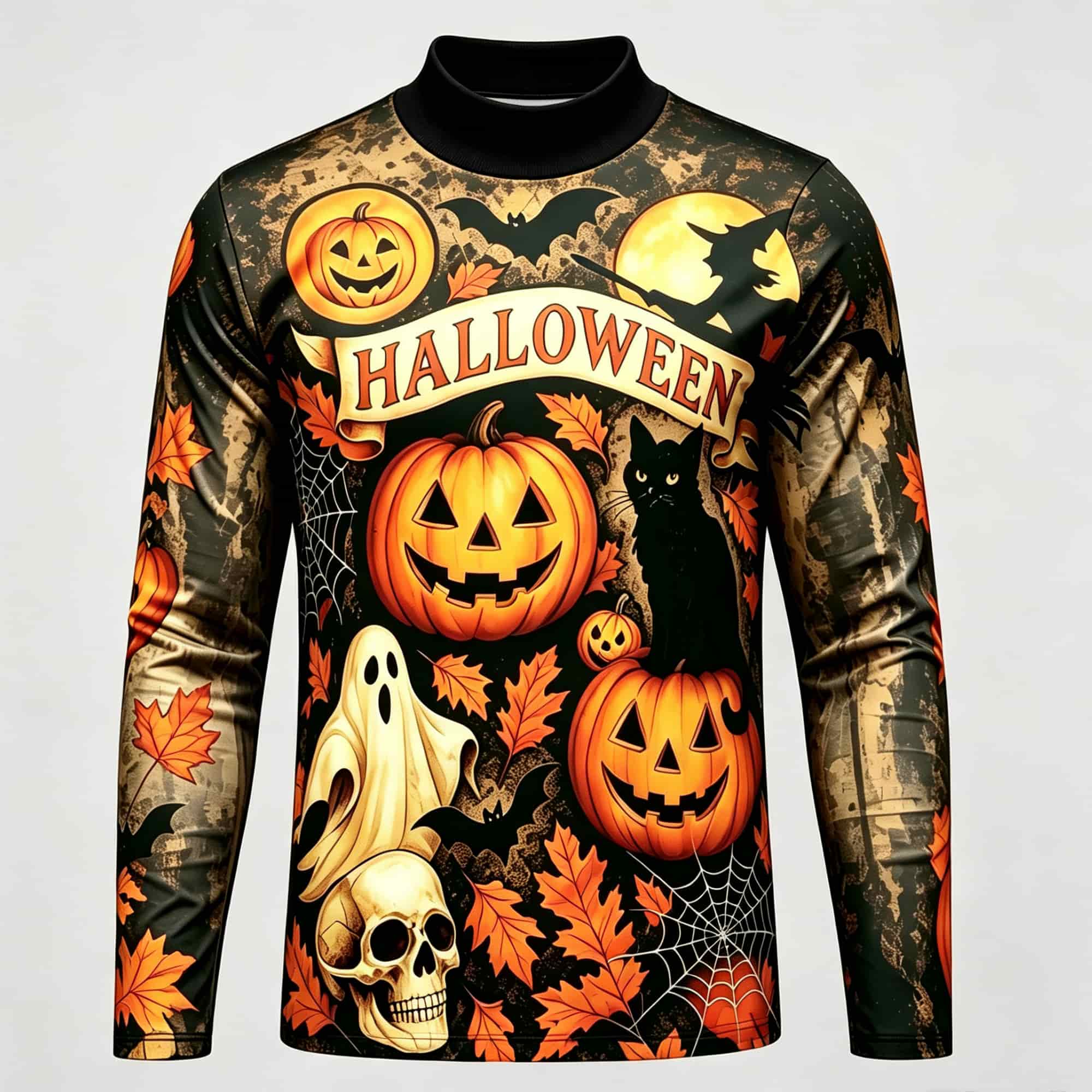 カジュアルファッションストリートスタイル ハロウィンプリント - Street Fashion Men のレビューと価格