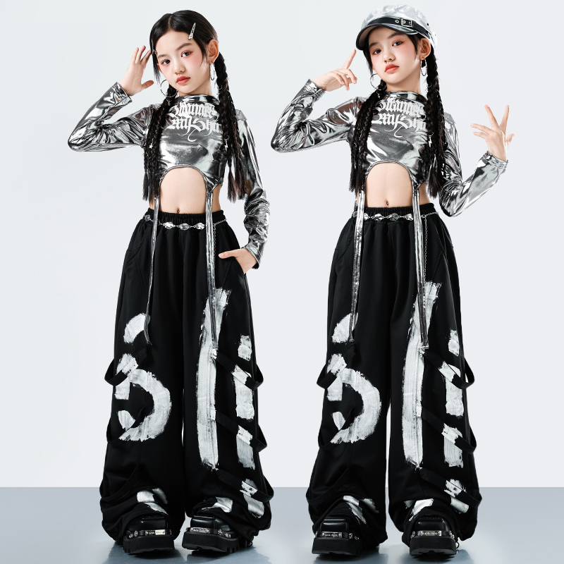 韓国 Y2K キッズストリートウェアスタイルヒップホップダン - Street Fashion In Korea のレビューと価格