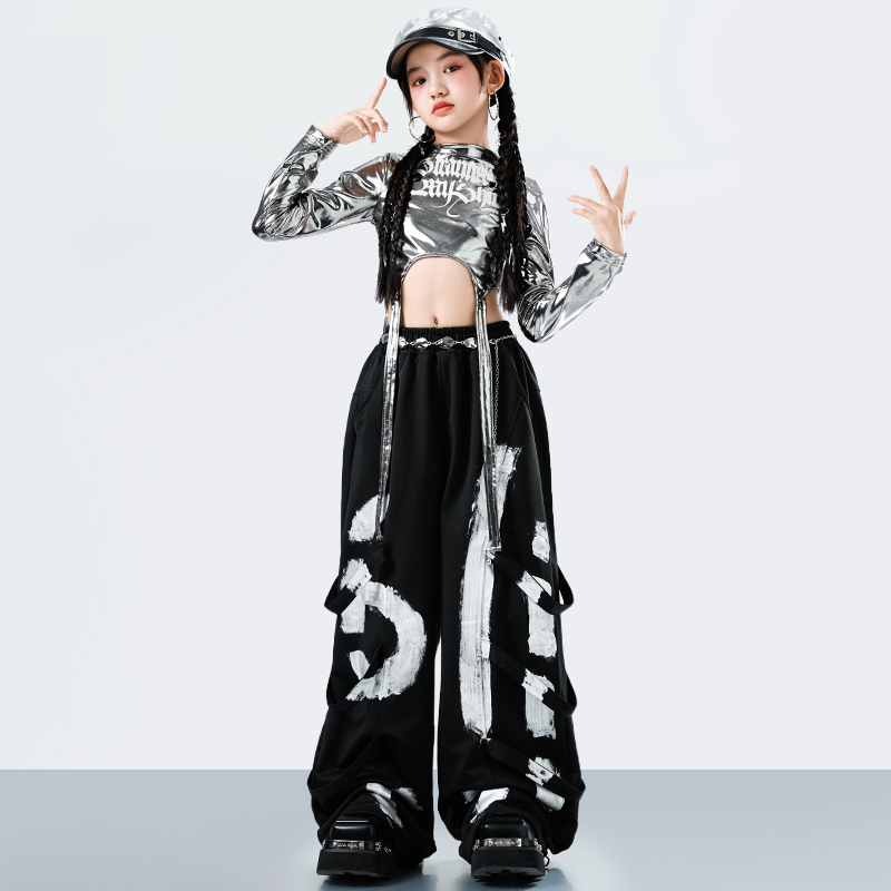 韓国 Y2K キッズストリートウェアスタイルヒップホップダン - Street Fashion In Korea のレビューと価格