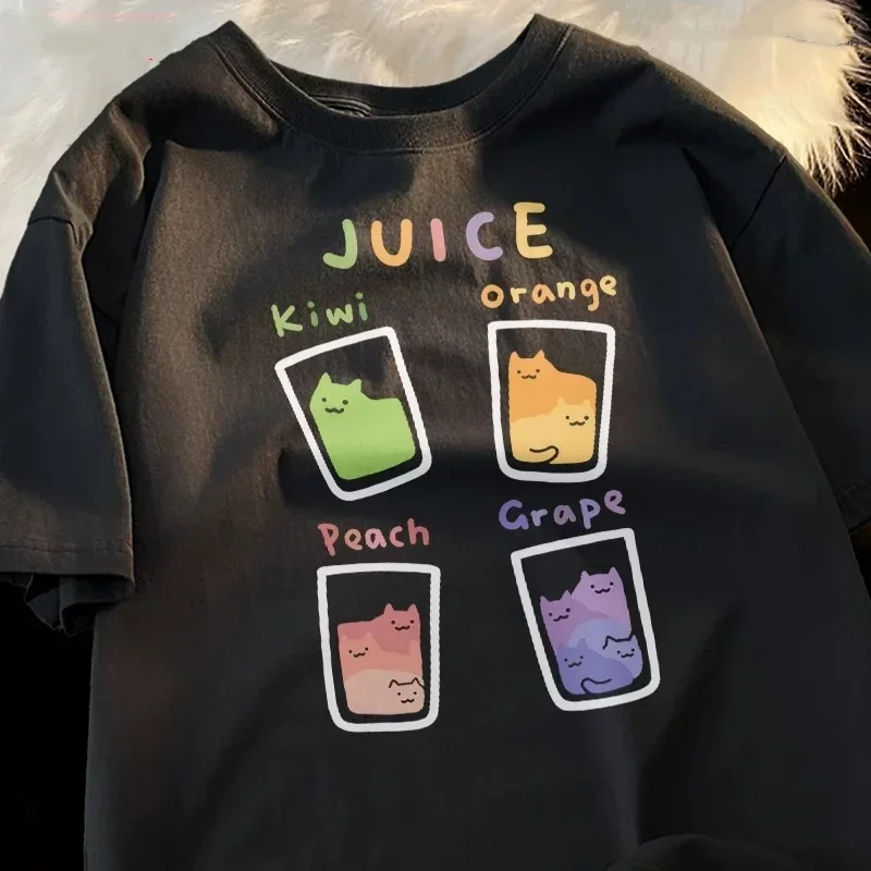 漫画かわいい猫と犬のパターン楽しい WomanTシャツストリ - Fashion Street Cat のレビューと価格