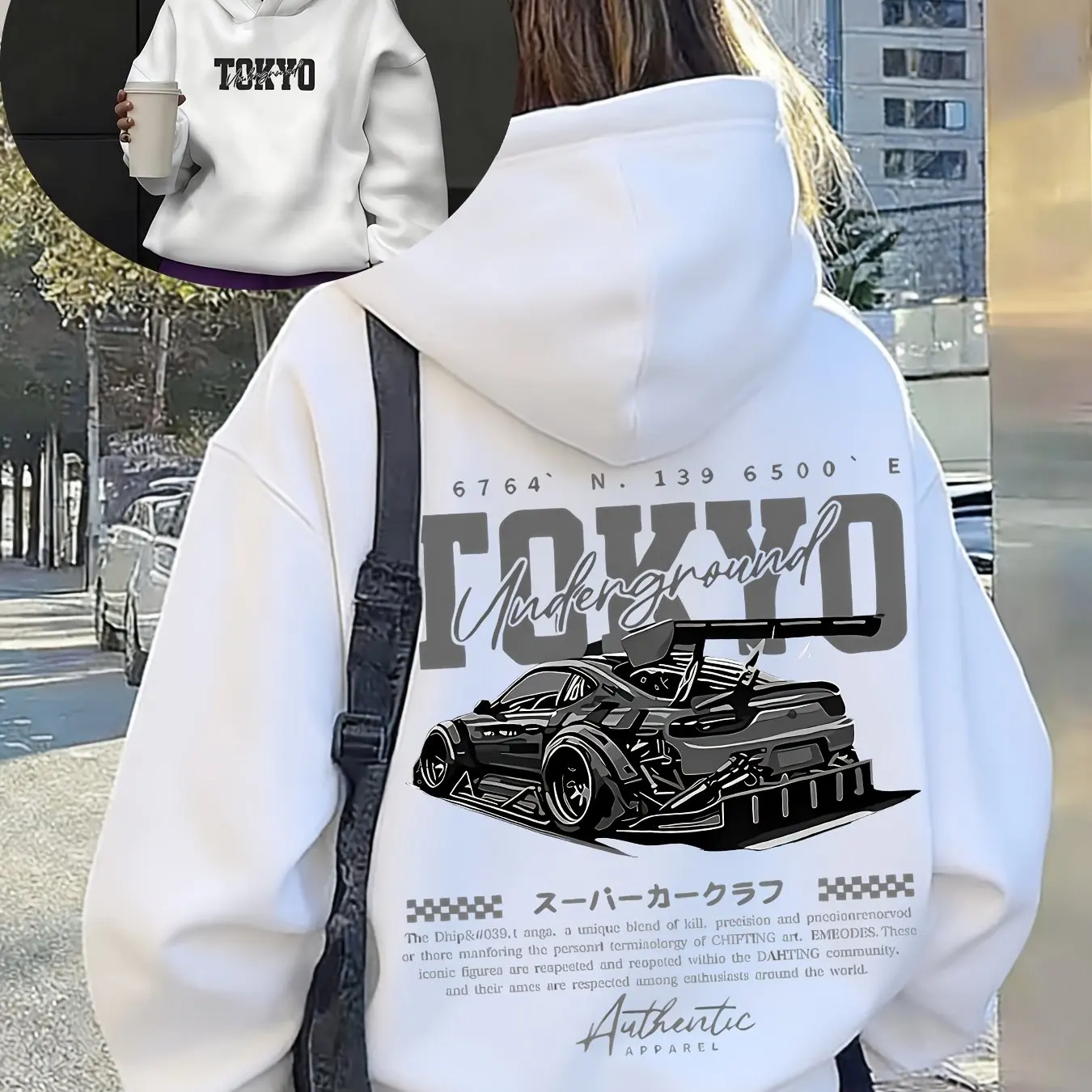 日本のストリートウェアパーカー男性東京 JDM レーシングス - Street Fashion In Tokyo のレビューと価格