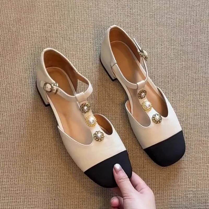 女性スクエアトゥヒールサンダル夏の靴ファッション新人デザイナ - Street Fashion Women のレビューと価格