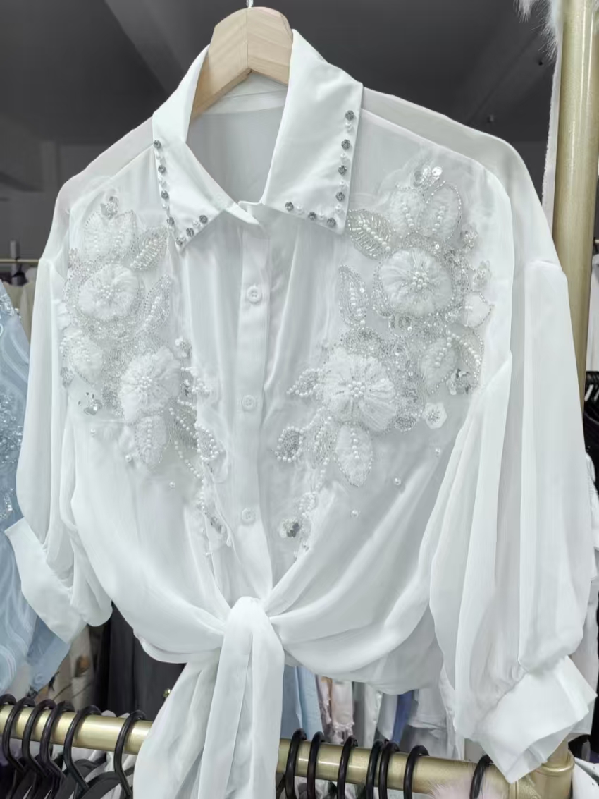 ストリートウェア夏の日焼け止めブラウスシャツ女性用カーディガ - Street Fashion In Korea のレビューと価格