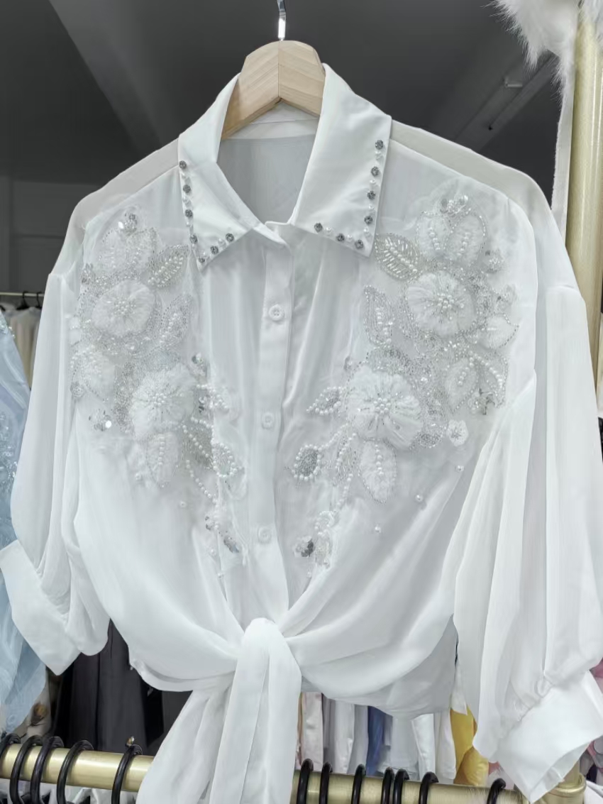 ストリートウェア夏の日焼け止めブラウスシャツ女性用カーディガ - Street Fashion In Korea のレビューと価格