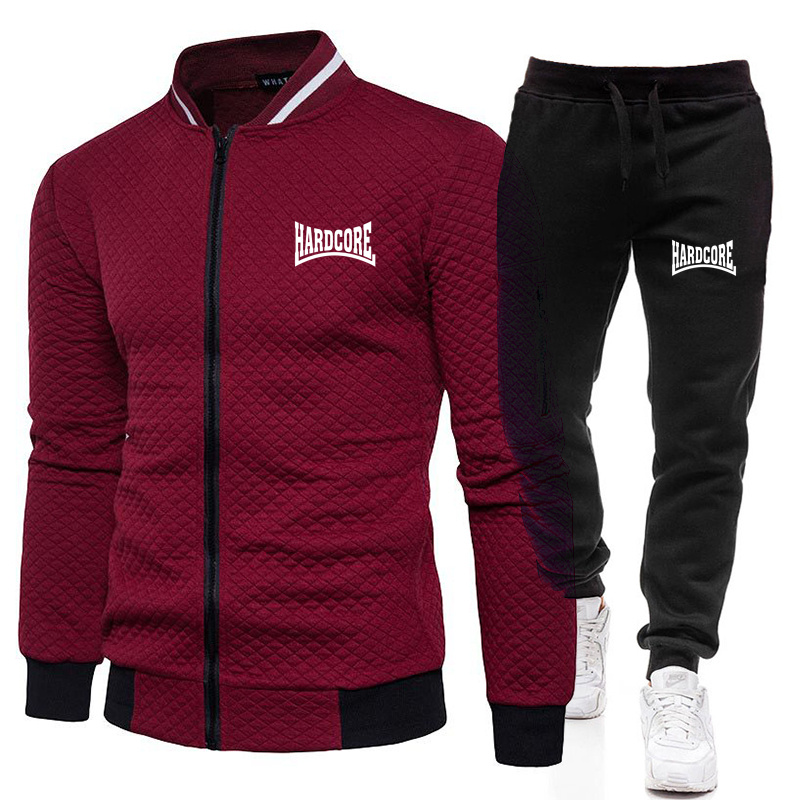HARDCORE 春と秋のメンズファッションストリートスタン - Street Fashion Men のレビューと価格