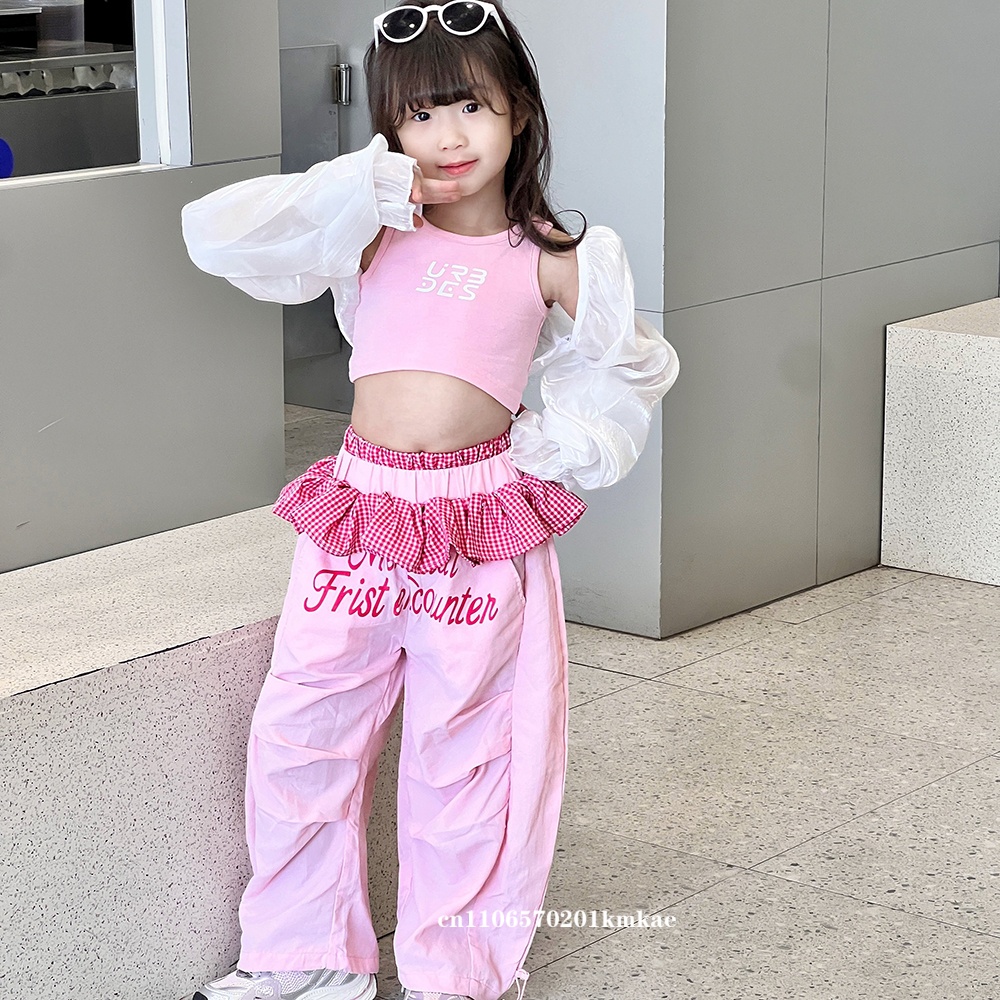 ジャズダンスの服女の子のための Kpop 衣装ヒップホップパ - Street Fashion Kpop のレビューと価格