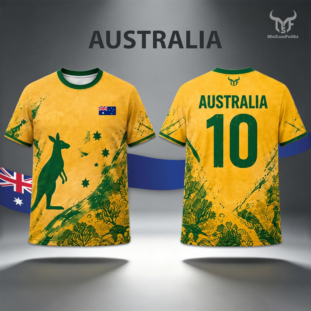2026年ニューオーストラリア国旗プリントジャージーカンガル - Street Fashion Australia のレビューと価格