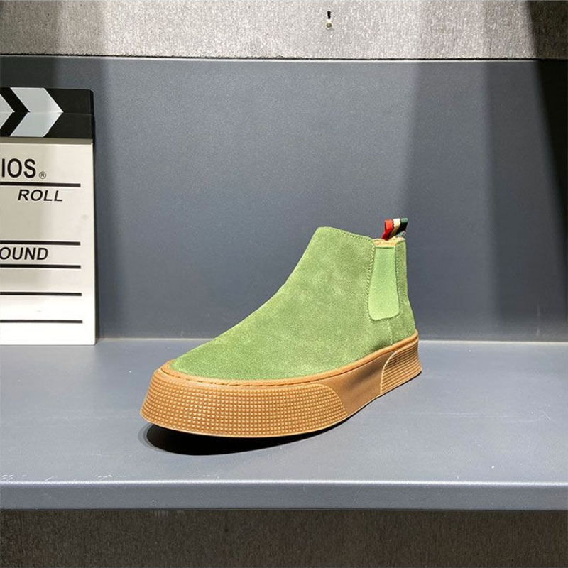 2026秋冬メンズチェルシーブーツ スリップオン PUレザー - Street Fashion Rome のレビューと価格
